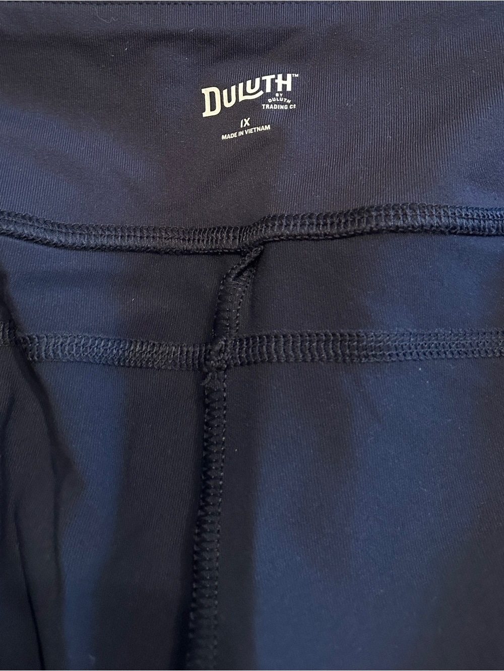 Women's Duluth Trading Navy NoGA Classic Capri Pants Plus Size 1X - Picture 5 of 5